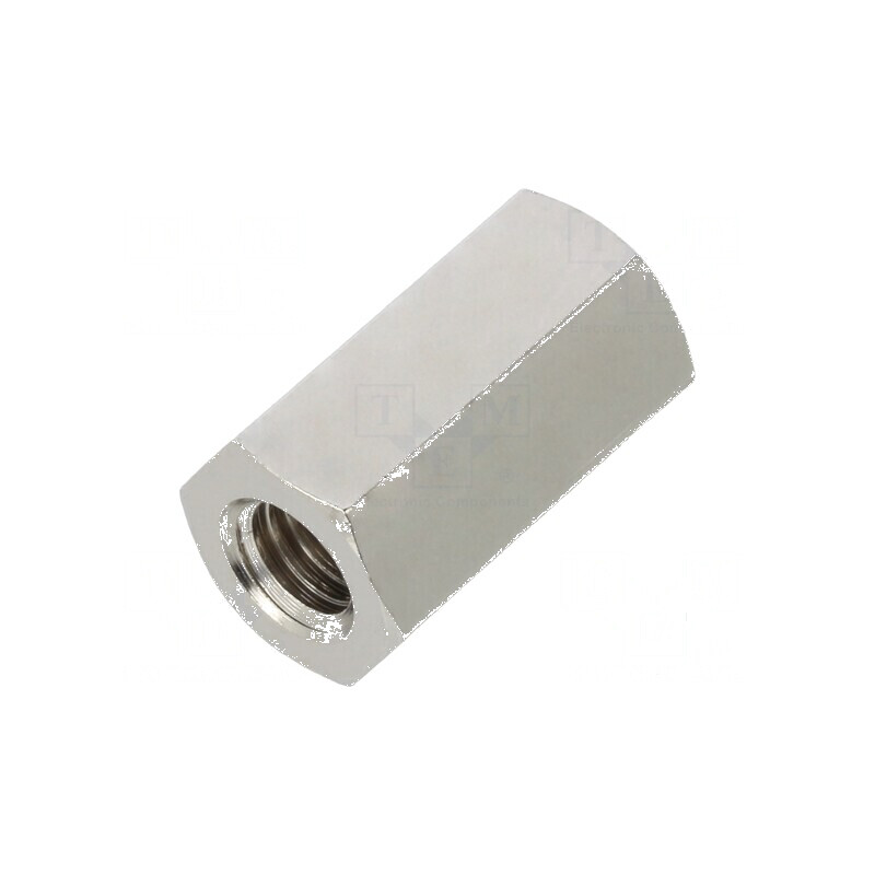 Piuliță Distanțieră Filetată 18mm cu Filet Interior M6 Hexagonală - Accesorii pentru Construcții și Îmbinări Metalice | Electronic-mag.ro | Componente Electronice