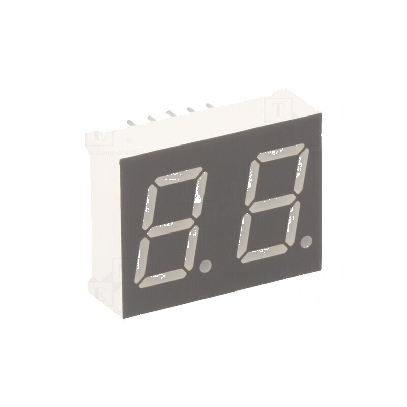 Afișaj LED cu 7 segmente 12,7mm, 0,5 Nr.car: 2, Galben-Verde | Electronic-mag.ro | Componente Electronice Afișaj LED cu 7 segmente 12,7mm, 0,5 Nr.car: 2, Galben-Verde | Electronic-mag.ro | Componente Electronice