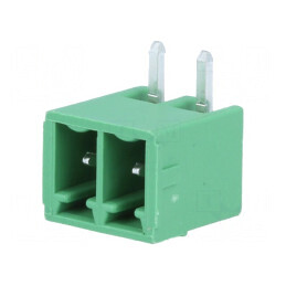Regletă de conexiuni deconectabilă 3,81mm cu 2 socluri tată pentru aplicații electrice | Electronic-mag.ro | Componente Electronice