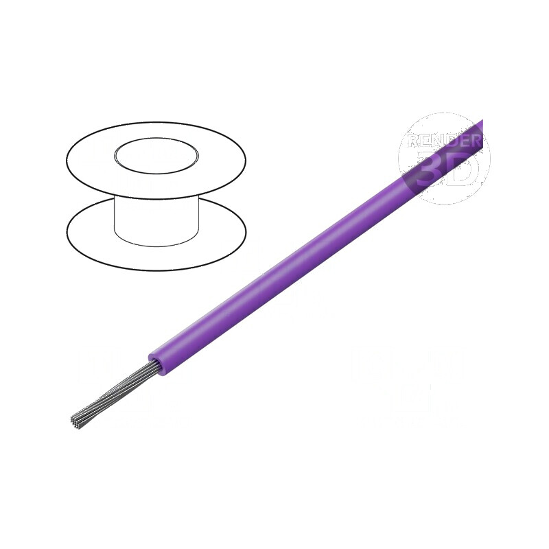 Cablu Litat 20AWG PVC Violet 600V - Fără Clasificare CPR | Electronic-mag.ro | Componente Electronice Cablu Litat 20AWG PVC Violet 600V - Fără Clasificare CPR | Electronic-mag.ro | Componente Electronice