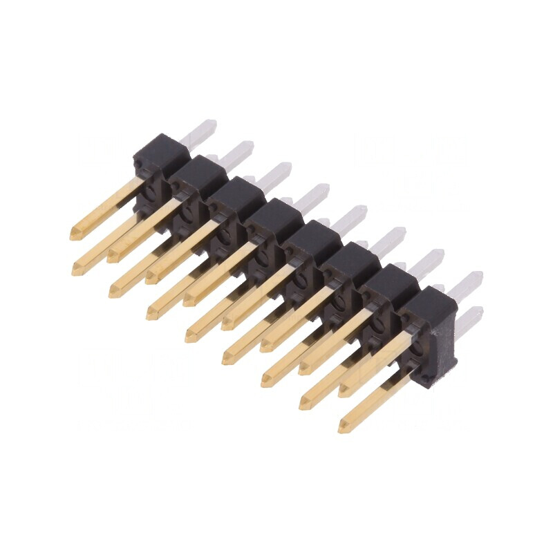 Conector BERGSTIK tată cu 16 pini drept pentru şiruri de pini | Electronic-mag.ro | Componente Electronice