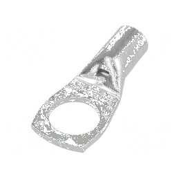 Vârf inelar tubular M12 25mm² crimpat - cablu neizolat 13mm | Electronic-mag.ro | Componente Electronice