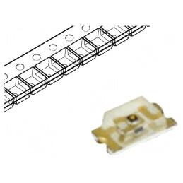 LED SMD 0603 Verde 71-450mcd 1,6x0,8x0,55mm 130° 2,8-3,6V - Diode Emisive cu Semnalizare Luminoasă | Electronic-mag.ro | Componente Electronice