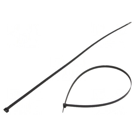 Colier de strângere din poliamidă 900mm x 12,5mm, 1112N, Negru | Electronic-mag.ro | Componente Electronice