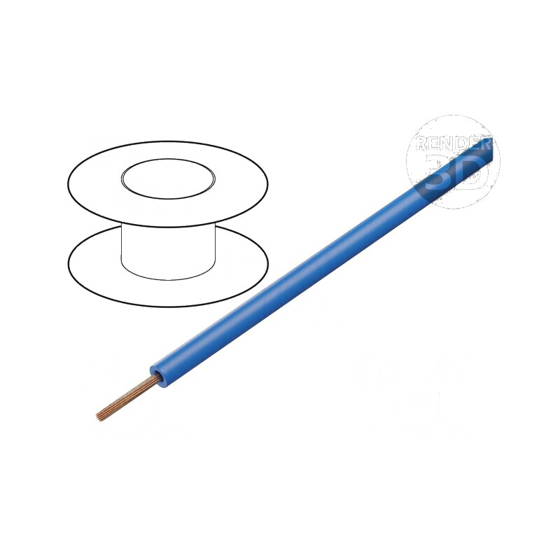 Cablu electric H05V2-K litat 0,75mm² 20AWG PVC albastru 300V/500V | Electronic-mag.ro | Componente Electronice Cablu electric H05V2-K litat 0,75mm² 20AWG PVC albastru 300V/500V | Electronic-mag.ro | Componente Electronice