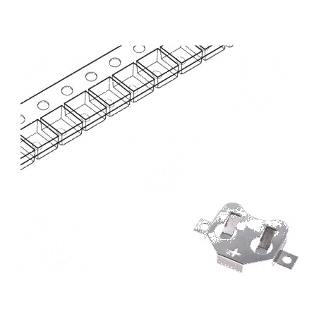 Clips pentru Baterii CR2020, CR2025, CR2032 - Nr. 1 SMT Bandă | Electronic-mag.ro | Componente Electronice