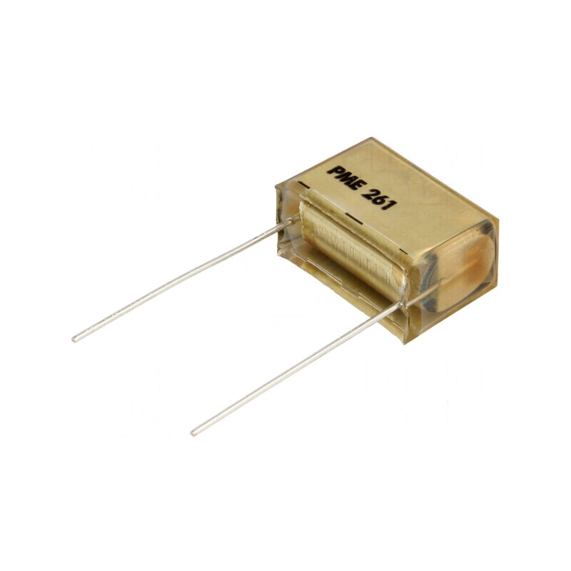 Condensator de hârie 10nF 220VAC, Raster 10,2mm ±10%, Tip THT | Electronic-mag.ro | Componente Electronice