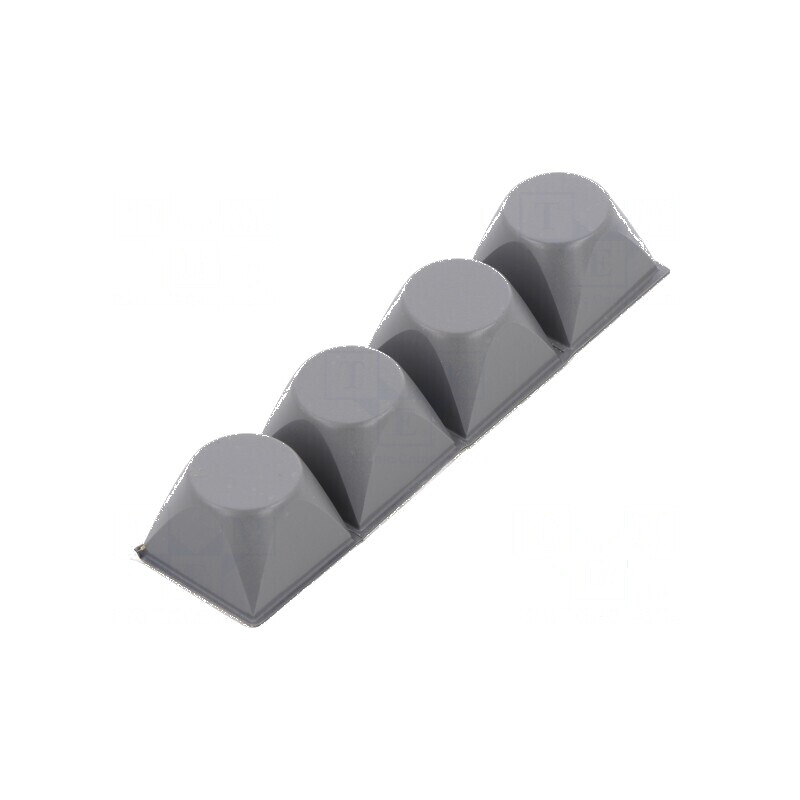 Picioruş autoadeziv gri din poliuretan, înălțime 13,2mm, dimensiuni 20,6x20,6mm | Electronic-mag.ro | Componente Electronice Picioruş autoadeziv gri din poliuretan, înălțime 13,2mm, dimensiuni 20,6x20,6mm | Electronic-mag.ro | Componente Electronice