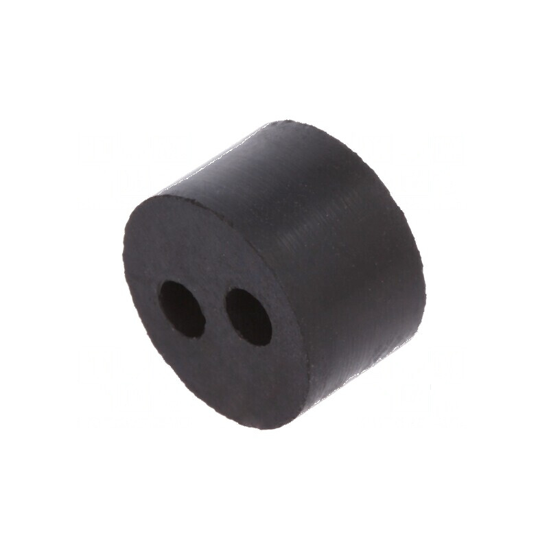 Insert pentru presetupă 3mm M16 IP54 din cauciuc NBR cu 2 orificii | Electronic-mag.ro | Componente Electronice Insert pentru presetupă 3mm M16 IP54 din cauciuc NBR cu 2 orificii | Electronic-mag.ro | Componente Electronice