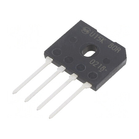 Punte Redresoare Monofazată Urmax 800V 15A D6K THT - Componentă Electronică Profesională | Electronic-mag.ro | Componente Electronice