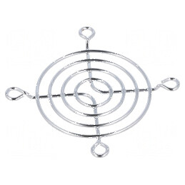 Placă de protecție din oțel crom-nichel 60x60mm cu șurub Ø4,57mm | Electronic-mag.ro | Componente Electronice