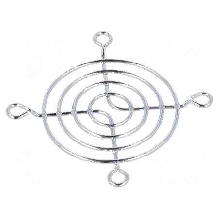 Placă de protecție din oțel crom-nichel 60x60mm cu șurub Ø4,57mm | Electronic-mag.ro | Componente Electronice