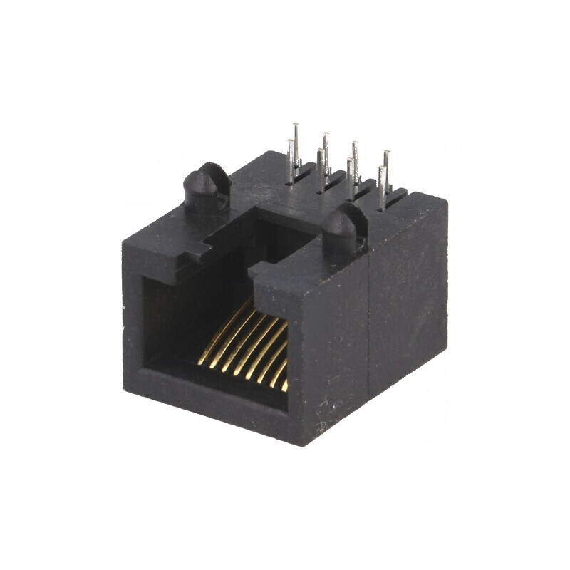 Conector RJ45 soclu 8p8c THT - PIN 8 pentru rețele de date | Electronic-mag.ro | Componente Electronice Conector RJ45 soclu 8p8c THT - PIN 8 pentru rețele de date | Electronic-mag.ro | Componente Electronice