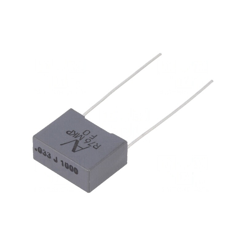 Condensator polipropilenă R76, 33nF, 18x7,5x13,5mm THT ±5% - Componentă electronică de înaltă performanță | Electronic-mag.ro | Componente Electronice Condensator polipropilenă R76, 33nF, 18x7,5x13,5mm THT ±5% - Componentă electronică de înaltă performanță | Electronic-mag.ro | Componente Electronice