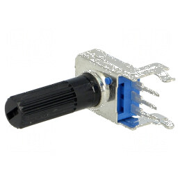 Potențiometru axial 5kΩ 125mW ±20% THT 6mm - tură unică | Electronic-mag.ro | Componente Electronice