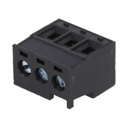 Regletă de conexiuni deconectabilă 5,08mm cu 3 Piste și Mufă Dreaptă | Electronic-mag.ro | Componente Electronice