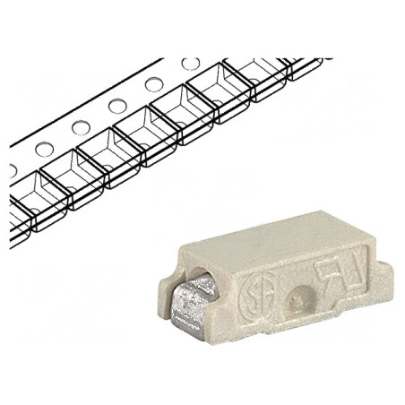 Siguranță SMD Ardere Rapidă 7A 63VAC 63VDC Cupru pentru Circuit Electric | Electronic-mag.ro | Componente Electronice