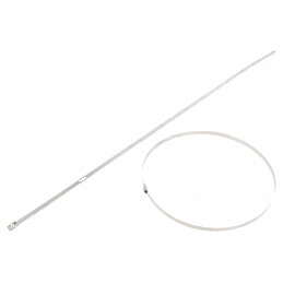 Colier de strângere din oțel inoxidabil AISI 304, dimensiuni L: 680mm, W: 7,9mm | Electronic-mag.ro | Componente Electronice