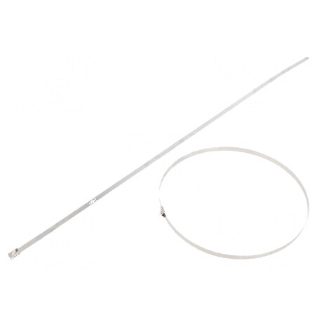 Colier de strângere din oțel inoxidabil AISI 304, dimensiuni L: 680mm, W: 7,9mm | Electronic-mag.ro | Componente Electronice