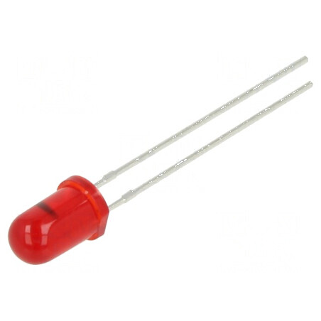LED 5mm Roșie cu Clipire, Intensitate Lumină 400-800mcd, Unghi de 60°, Consumul de 22mA, Nr. Termic 2 | Electronic-mag.ro | Componente Electronice