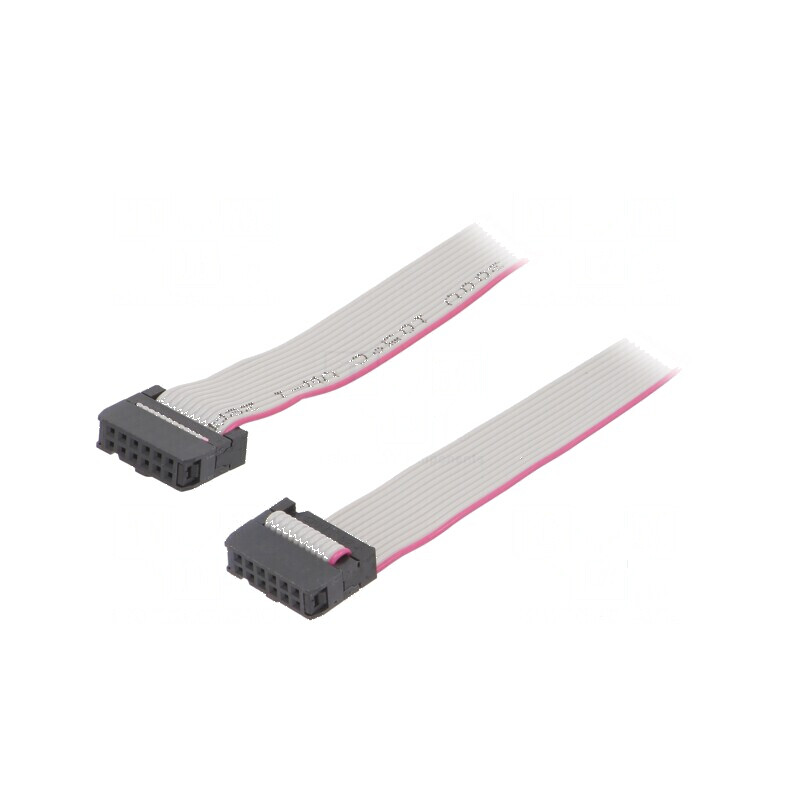 Cablu panglică IDC 1,27mm, lungime 0,3m - Conectori de înaltă calitate | Electronic-mag.ro | Componente Electronice