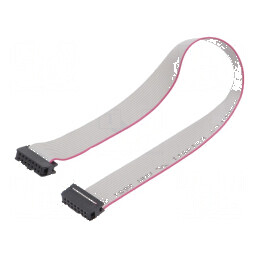 Cablu panglică cu conectori IDC, 1,27 mm, 0,3 m - cablu de bandă pentru conexiuni eficiente | Electronic-mag.ro | Componente Electronice