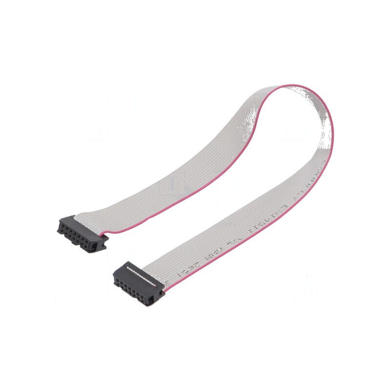 Cablu panglică cu conectori IDC, 1,27 mm, 0,3 m - cablu de bandă pentru conexiuni eficiente | Electronic-mag.ro | Componente Electronice