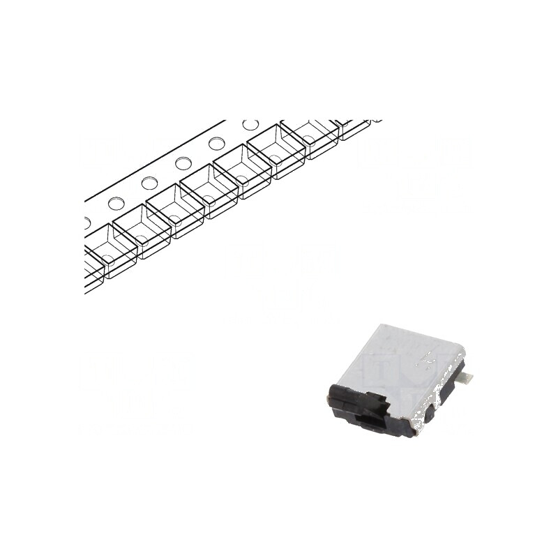Comutator cu senzor Poz 2 SPST 0,01A/5VDC, Terminații Drepte, Rezistență 500mΩ | Electronic-mag.ro | Componente Electronice