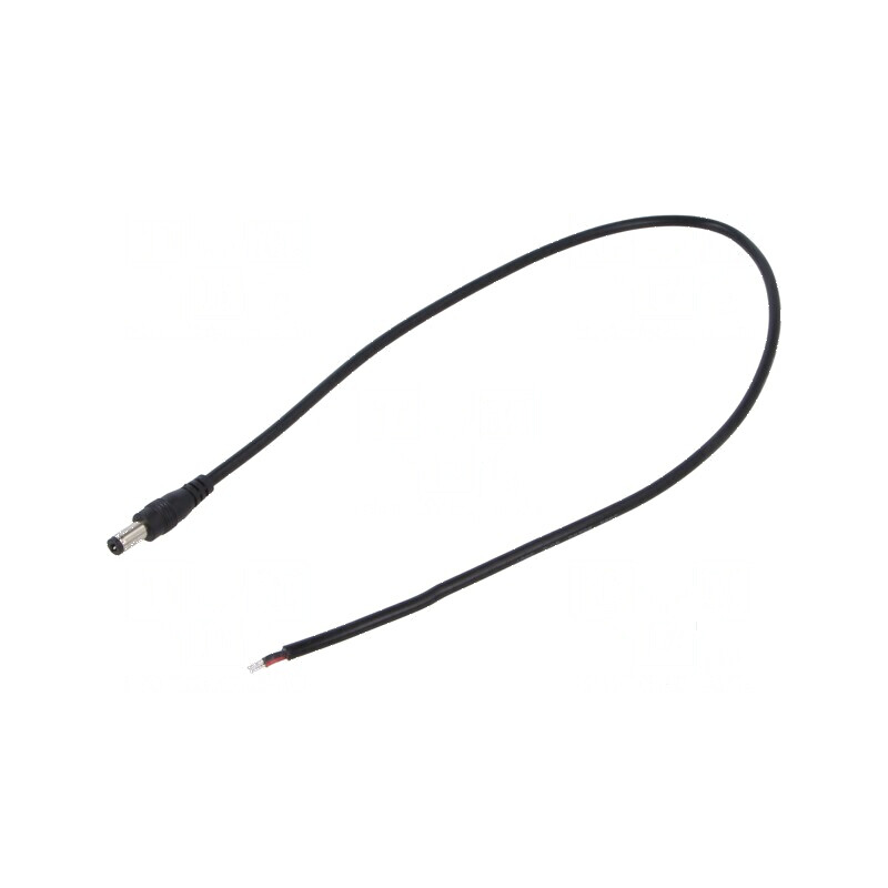 Cablu DC 5,5/2,1 mm cu mufă drept, 2x0,5mm², negru, 0,5m, rezistență la temperaturi între -20 și 80°C | Electronic-mag.ro | Componente Electronice Cablu DC 5,5/2,1 mm cu mufă drept, 2x0,5mm², negru, 0,5m, rezistență la temperaturi între -20 și 80°C | Electronic-mag.ro | Componente Electronice