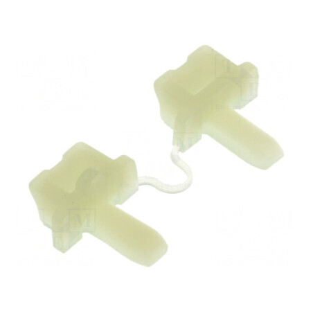 Element de susținere cu împingere din poliamidă naturală, L: 14mm - soluție profesională pentru fixare și suport | Electronic-mag.ro | Componente Electronice