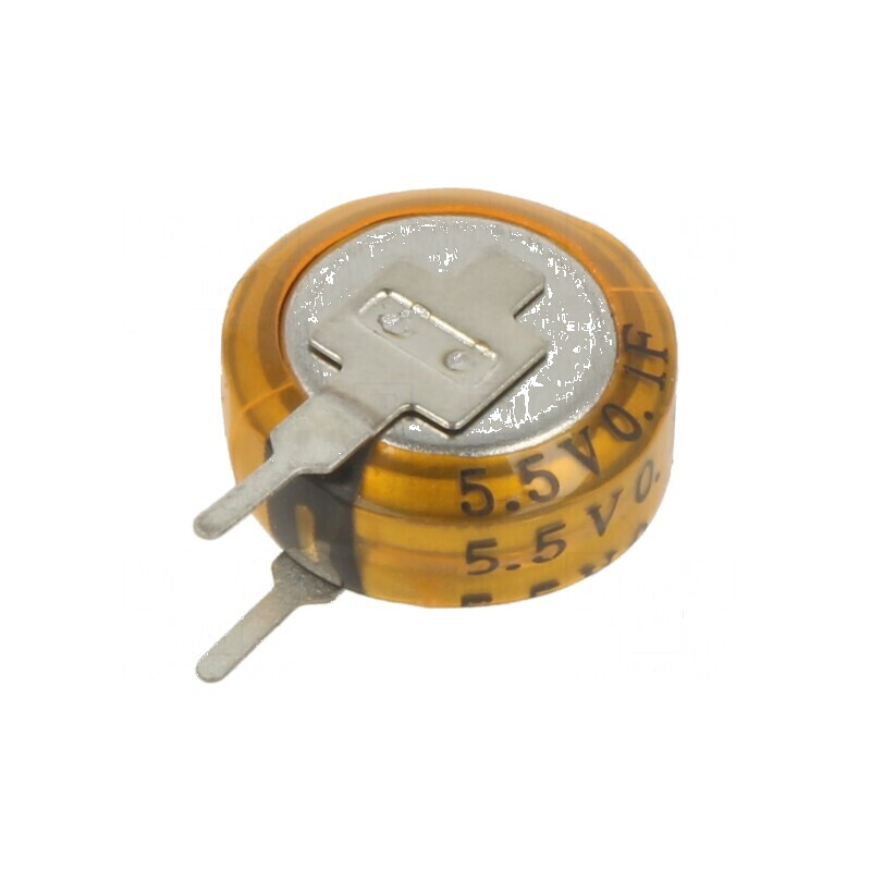 Supercondensator THT 100mF 5,5VDC Ø12x4,8mm pentru aplicații electrice avansate | Electronic-mag.ro | Componente Electronice Supercondensator THT 100mF 5,5VDC Ø12x4,8mm pentru aplicații electrice avansate | Electronic-mag.ro | Componente Electronice