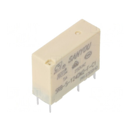Releu electromagnetic SPST-NO cu contacte max. 5A 277VAC, model SRB | Electronic-mag.ro | Componente Electronice
