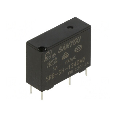 Releu electromagnetic SPST-NO, contacte max 5A 277VAC, SRB | Electronic-mag.ro | Componente Electronice