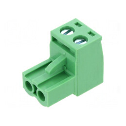 Regletă de conexiuni deconectabilă 5mm cu 2 piste dreptunghiulare - Mufă de calitate superioară | Electronic-mag.ro | Componente Electronice