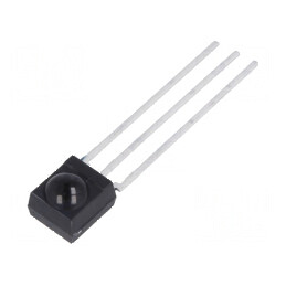 Receptor infraroșu integrat 38kHz, alimentare 2,5÷5,5V, unghi de detecție 45° | Electronic-mag.ro | Componente Electronice