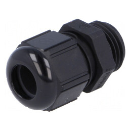 Garnitură de etanșare M16 1,5 IP68 din poliamidă neagră UL94V-2 pentru protecție împotriva apei și prafului | Electronic-mag.ro | Componente Electronice