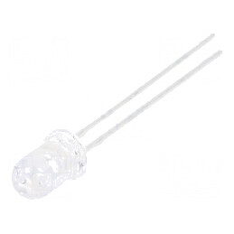 LED 5mm Albastru 1900-3000mcd 16° Convex - Lumină Eficientă pentru Proiecte DIY | Electronic-mag.ro | Componente Electronice