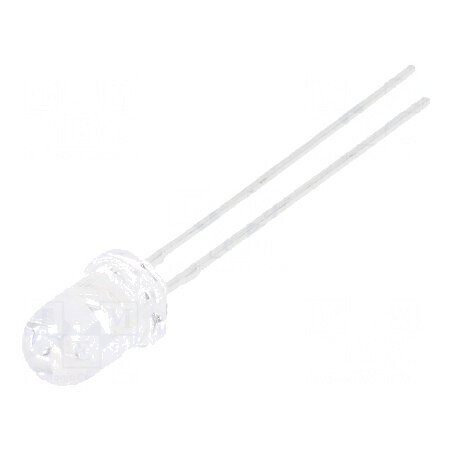 LED 5mm Albastru 1900-3000mcd 16° Convex - Lumină Eficientă pentru Proiecte DIY | Electronic-mag.ro | Componente Electronice