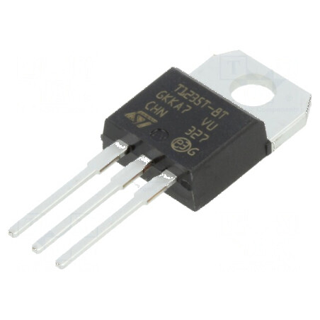 Triac 800V 12A TO220AB - Igt 35mA, Ifsm 95A pentru Controlul Puterii Elektrice | Electronic-mag.ro | Componente Electronice