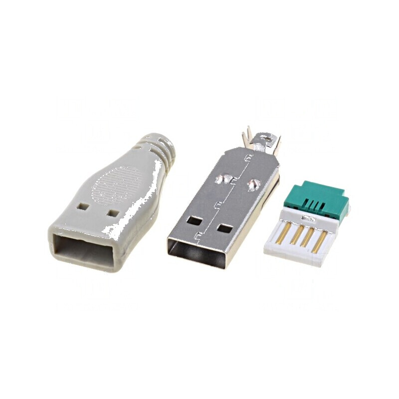 Conector USB A Mufă pe Cablu IDC cu Manşon - Soluție Profesională pentru Conectivitate | Electronic-mag.ro | Componente Electronice