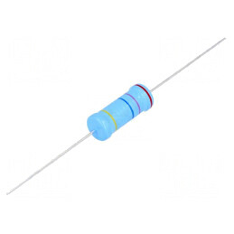 Rezistor metal glaze THT 27MΩ 1W ±5% Ø6,8x19mm 200ppm/°C - Componentă electronică de înaltă precizie | Electronic-mag.ro | Componente Electronice