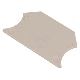 Placă extremitate bej pentru temperaturi de până la 125°C - accesorii profesionale | Electronic-mag.ro | Componente Electronice