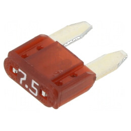 Siguranță Mini 7,5A 32VDC cu Împingere Auto, 19mm - Produs Compact pentru Protecție Electrică | Electronic-mag.ro | Componente Electronice