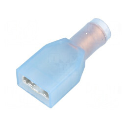 Terminal plat 6,3mm 0,8mm mamă pentru cablu 1,5÷2,5mm² - Crimpat | Electronic-mag.ro | Componente Electronice