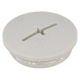 Capac de protecție M32 1,5 IP54 din poliamidă gri deschis, 8mm - Protecție pentru cabluri și conexiuni | Electronic-mag.ro | Componente Electronice