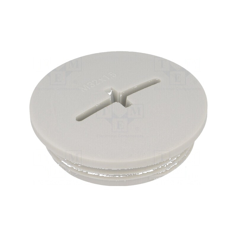 Capac de protecție M32 1,5 IP54 din poliamidă gri deschis, 8mm - Protecție pentru cabluri și conexiuni | Electronic-mag.ro | Componente Electronice Capac de protecție M32 1,5 IP54 din poliamidă gri deschis, 8mm - Protecție pentru cabluri și conexiuni | Electronic-mag.ro | Componente Electronice