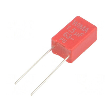 Condensator poliester 1,5uF 40VAC 63VDC 5mm ±5% -55÷100°C | Electronic-mag.ro | Componente Electronice