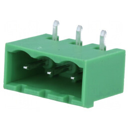 Regletă de Conexiuni Deconectabilă 5,08mm cu 3 Socluri Tată pentru Montaj Electric | Electronic-mag.ro | Componente Electronice