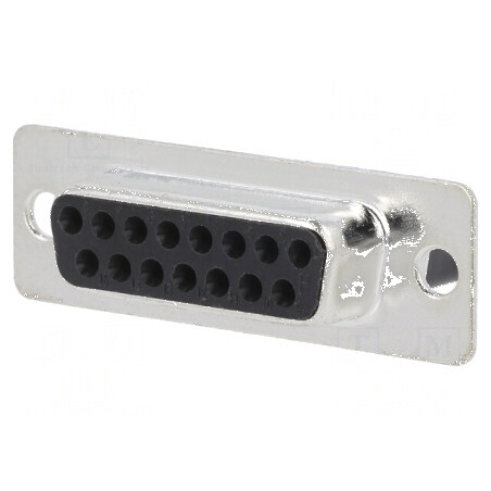 Cabo D-Sub 15 PIN Mamă Crimpat Negru - Conector Mufă pentru Aplicatii Electronice | Electronic-mag.ro | Componente Electronice