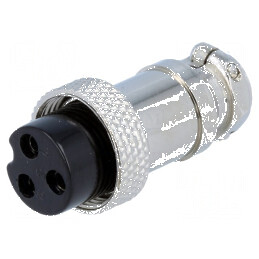 Conector Microfon Mufă Mamă PIN 3 Cablu Drept - Compatibilitate Profesională | Electronic-mag.ro | Componente Electronice